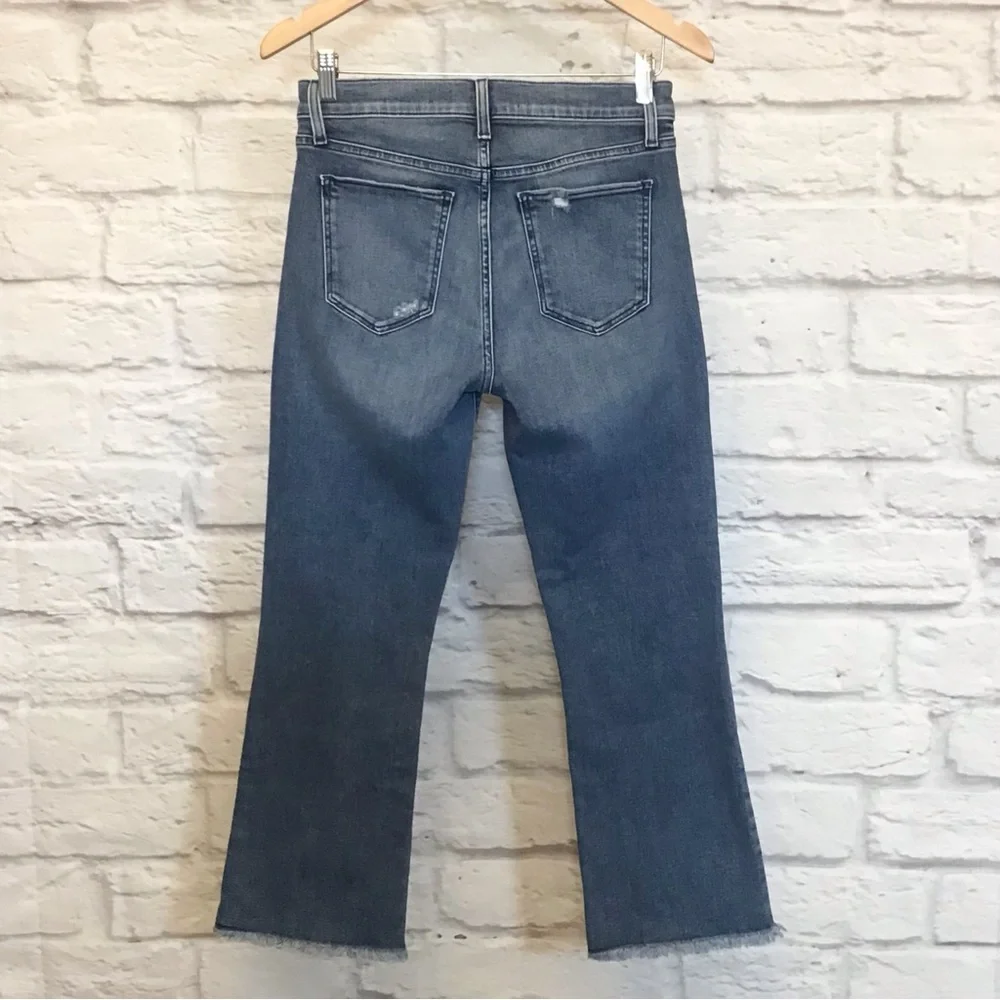 Joe’s Jeans 28 The Callie High Rise Cropped Boot Jeans KickFlip Distressed